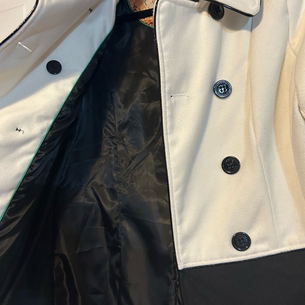 Steve Madden Black and White Coat - Picture 5 of 6